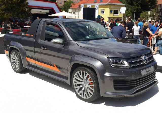 大众amarok power皮卡概念车实车首发